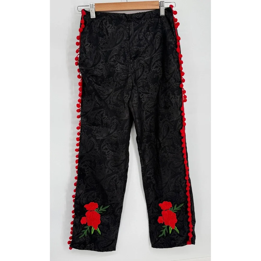 HalloweenCostumes.com Kids Mariachi Day of the Dead Costume Black Red Sz L NEW
